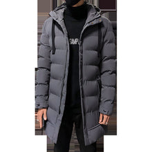 Lade das Bild in den Galerie-Viewer, Men&#39;s Down Jacket Men&#39;s Mid Length Cotton Coat
