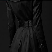 Lade das Bild in den Galerie-Viewer, British Trend Double-Breasted Slim Long Trench Coat
