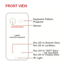 Lade das Bild in den Galerie-Viewer, LEING FST Virtual Laser Keyboard Bluetooth Wireless Projector Phone Keyboard For Computer Pad Laptop With Mouse Function
