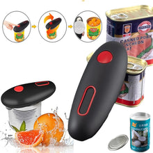 Lade das Bild in den Galerie-Viewer, Electric Can Opener Automatic Jar Bottle Can Machine One Touch Portable Kitchen Hand Free Opening Opener Tool Gadgets
