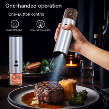 Lade das Bild in den Galerie-Viewer, Electric Food Corn Soybean Salt And Pepper Grinder Mill Machine Rechargeable Electric Pepper And Salt Grinder Set With LED Kitchen Gadgets
