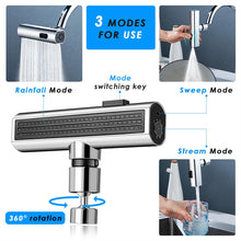 Lade das Bild in den Galerie-Viewer, Kitchen Faucet Waterfall Outlet Splash Proof Universal Rotating Bubbler Multifunctional Water Nozzle Extension Kitchen Gadgets
