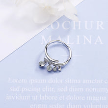 Lade das Bild in den Galerie-Viewer, 925 Silbers Ring Shiny Zirkonia Quaste Schmuck Charme Böhmen Minimalismus Geburtstag Geschenk Femme Anillos Bague Femme Ring
