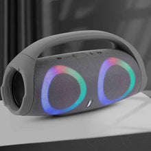 Lade das Bild in den Galerie-Viewer, War Drum Three-generation Bluetooth Speaker With RGB Colored Lights Outdoor Portable Waterproof
