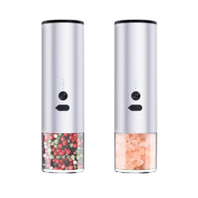 Lade das Bild in den Galerie-Viewer, Electric Food Corn Soybean Salt And Pepper Grinder Mill Machine Rechargeable Electric Pepper And Salt Grinder Set With LED Kitchen Gadgets
