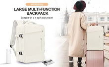 Lade das Bild in den Galerie-Viewer, Likros reise Rucksack für Männer/Frauen erweiterbarer, Laptop Rucksack mit USB Port großer wasserdichter 40l Rucksack
