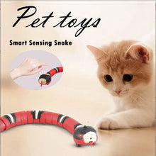 Lade das Bild in den Galerie-Viewer, Multiple Color Smart Sensing Snake Interactive Cat Toys Automatic Cats Toys USB Charging Accessories Kitten Toy For Pet Dogs Toy
