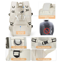 Lade das Bild in den Galerie-Viewer, Likros reise Rucksack für Männer/Frauen erweiterbarer, Laptop Rucksack mit USB Port großer wasserdichter 40l Rucksack
