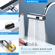 Lade das Bild in den Galerie-Viewer, Kitchen Faucet Waterfall Outlet Splash Proof Universal Rotating Bubbler Multifunctional Water Nozzle Extension Kitchen Gadgets
