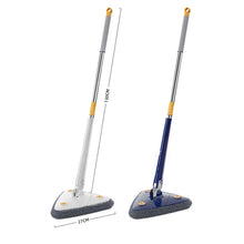 Lade das Bild in den Galerie-Viewer, New Iengthened Triangular Mop 360-Degree Telescopic Rotatable Adjustable Floor Cleaning Mop Absorbent Wet And Dry Dual-use Clean
